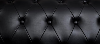 Black Leather Chesterfield 3 Seater Sofa