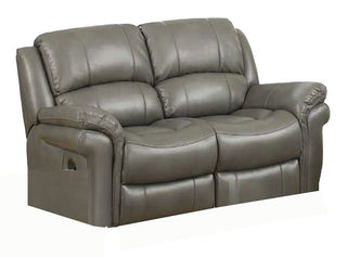 Farnham Grey Leather 2 Seater Recliner Sofa | Effortless Comfort | Durable Design - Sofa In Store