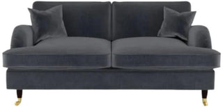 Darcy Grey Velvet 3 Seater Sofa | Stylish Comfort | Fully Assembled - Sofa In Store