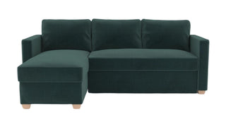 Oscar Sunningdale Corner Sofa Bed | Bottle Green Fabric | Elegant Design - Sofa In Store