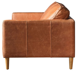 Osborne Vintage Tan Brown Leather Sofa | 3 Seater | Premium Comfort - Sofa In Store