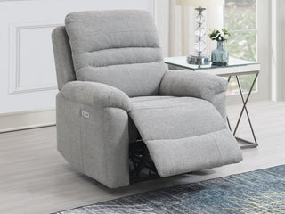 Belford Grey Fabric Recliner Sofa Set | 3+1+1 Seating | Upholstered Style - Sofa In Store