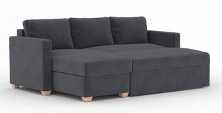 Oscar Sunningdale Granite Fabric Corner Sofa Bed | 225cm Wide | Stylish & Versatile - Sofa In Store