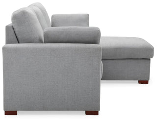 Sorrento Grey Fabric Corner Sofa Bed | Pull Out & Storage | Modern Design - Sofa In Store