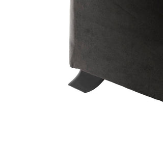SOFAINSTORE Brantford Black Suede-Effect Armchair | Chesterfield-Inspired Rolled Arms, Tufted Detailing, Heritage Lounge Chair