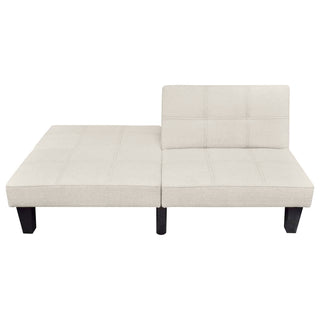vidaXL Sofa Bed Adjustable Beige