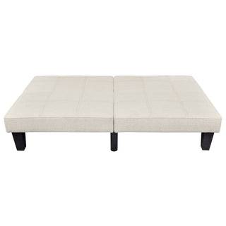 vidaXL Sofa Bed Adjustable Beige