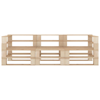 vidaXL Garden Pallet Sofa 3-Seater Wood - Sofa In Store