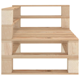 vidaXL Garden Pallet Sofa 3-Seater Wood - Sofa In Store