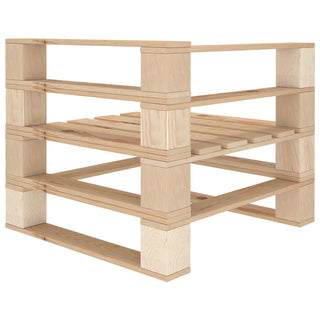 vidaXL Garden Pallet Sofa 3-Seater Wood - Sofa In Store