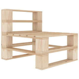 vidaXL Garden Pallet Sofa 3-Seater Wood - Sofa In Store