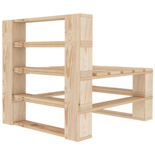 vidaXL Garden Pallet Sofa 3-Seater Wood - Sofa In Store