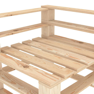 vidaXL Garden Pallet Sofa 3-Seater Wood - Sofa In Store