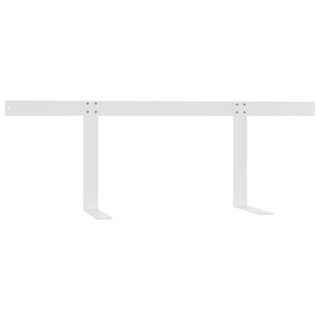 vidaXL Backrest for Pallet Sofa White 110 cm Iron - Sofa In Store