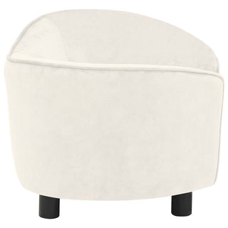 vidaXL Dog Sofa Cream 69x49x40 cm Plush - Sofa In Store