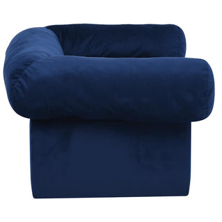 vidaXL Dog Sofa with Drawer Blue 75x50x38 cm Plush - Sofa In Store