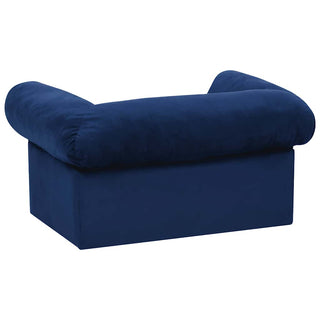 vidaXL Dog Sofa with Drawer Blue 75x50x38 cm Plush - Sofa In Store