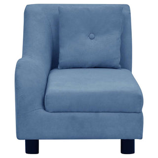 vidaXL Dog Sofa with Pillow Blue 83x44x44 cm Plush - Sofa In Store