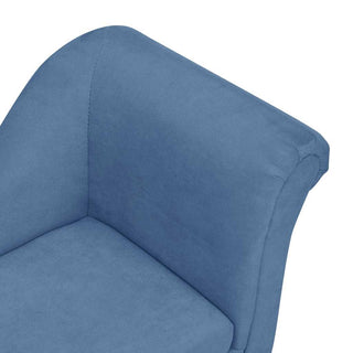 vidaXL Dog Sofa with Pillow Blue 83x44x44 cm Plush - Sofa In Store