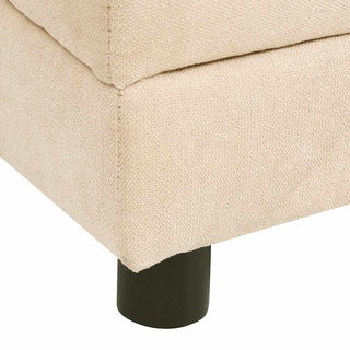 vidaXL Dog Sofa with Pillow Cream 83x44x44 cm Plush - Sofa In Store