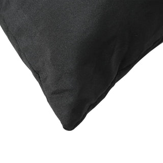 vidaXL Sofa Cushions 4 pcs Black 40x40 cm Fabric