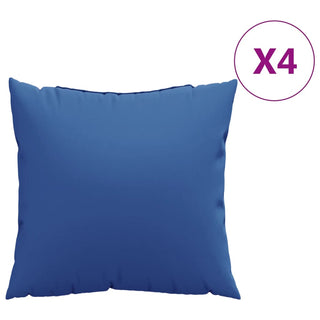 vidaXL Sofa Cushions 4 pcs Royal Blue 50x50 cm Fabric - Sofa In Store