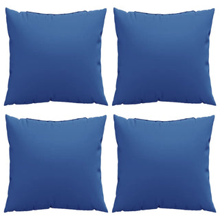 vidaXL Sofa Cushions 4 pcs Royal Blue 50x50 cm Fabric - Sofa In Store