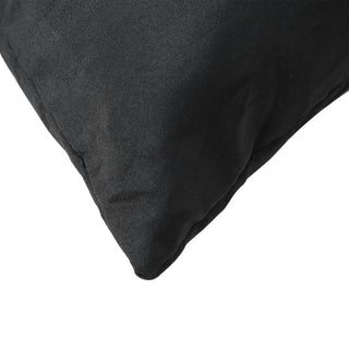 vidaXL Sofa Cushions 4 pcs Black 60x60 cm Fabric