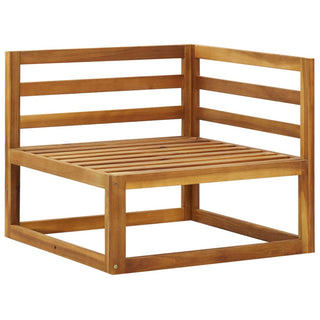 vidaXL Sectional Corner Sofas 2 pcs with Cushions Solid Wood Acacia - 318552