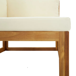 vidaXL Sectional Corner Sofas 2 pcs with Cushions Solid Wood Acacia - 318552