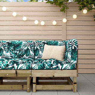 vidaXL Corner Sofa with Cushions Impregnated Wood Pine - 825428