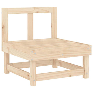 vidaXL Middle Sofa with Cushions Solid Wood Pine - 825429 - Sofa In Store