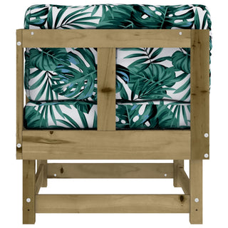 vidaXL Corner Sofas with Cushions 2 pcs Impregnated Wood Pine - 825456
