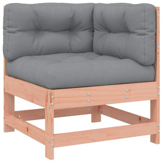 vidaXL Corner Sofa with Cushions Solid Wood Douglas - 825546