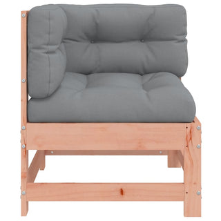 vidaXL Corner Sofa with Cushions Solid Wood Douglas - 825546