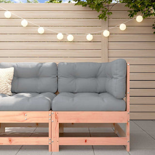 vidaXL Corner Sofa with Cushions Solid Wood Douglas - 825546