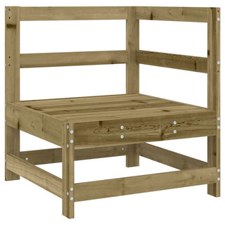 vidaXL Corner Sofa with Cushions Impregnated Wood Pine - 825547