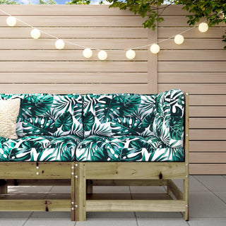 vidaXL Corner Sofa with Cushions Impregnated Wood Pine - 825547