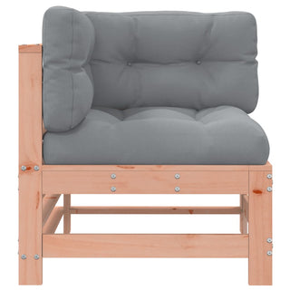 vidaXL Corner Sofa with Cushions Solid Wood Douglas - 825658