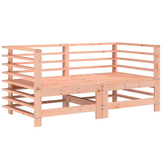 vidaXL Corner Sofas with Cushions 2 pcs Solid Wood Douglas - 825686