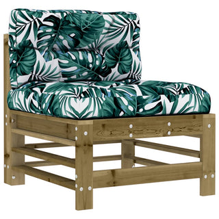 vidaXL Middle Sofas with Cushions 2 pcs Impregnated Wood Pine - 825694 - Sofa In Store