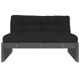 vidaXL Middle Sofa Grey 120x80 cm Solid Wood Pine - 825760 - Sofa In Store