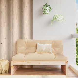 vidaXL Garden Middle Sofa 120x80 cm Solid Wood Pine - 825744 - Sofa In Store