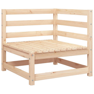 vidaXL Garden Sofas Corner 2 pcs 70x70x67 cm Solid Wood Pine - Sofa In Store