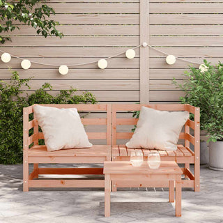 vidaXL Garden Sofas Corner 2 pcs 70x70x67 cm Solid Wood Douglas - Sofa In Store