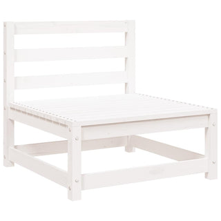 vidaXL Garden Sofa 3-Seater White Solid Wood Pine - 837950 - Sofa In Store