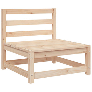 vidaXL Garden Sofa Armless with Footstool Solid Wood Pine - 837963 - Sofa In Store