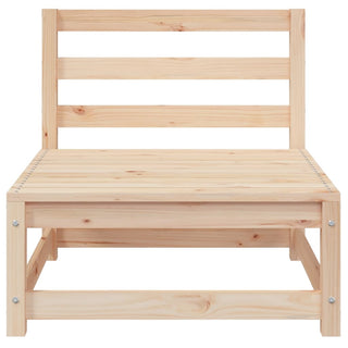 vidaXL Garden Sofa Armless with Footstool Solid Wood Pine - 837963 - Sofa In Store