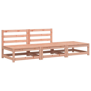 vidaXL Garden Sofa Armless with Footstool Solid Wood Douglas - 837968 - Sofa In Store