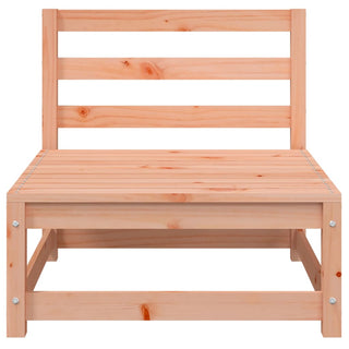 vidaXL Garden Sofa Armless with Footstool Solid Wood Douglas - 837968 - Sofa In Store